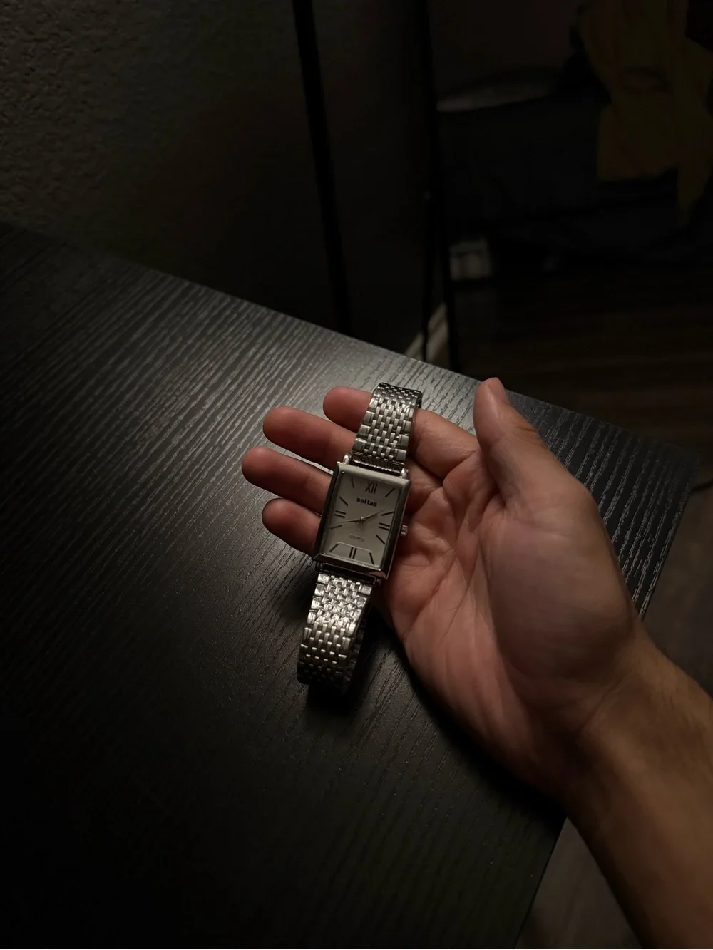 SHEIN Men's Silver Dress Watch